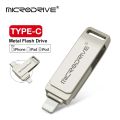 2 in 1 OTG Type C to Lightning Flash Pen Drive Usb 3.0 32GB 64GB 128GB 256G 512G Memory Stick usb C flash disk type-C Pendrive. 