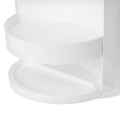 BATHROOM 360 ROTATING CORNER SHELVES | STORAGE CABINET, WHITE MULTI-LAYER STORAGE RACK ORGANIZER | FOR BATHROOM COUNTER-TOP BATHTUB TOILET TABLE. 