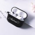 Custom Airpods 2 Case Luxury DIY Design Name Love Heart Funda Silicone Cover For Airpods Pro Case Cute Pod Earphone Accessories. 