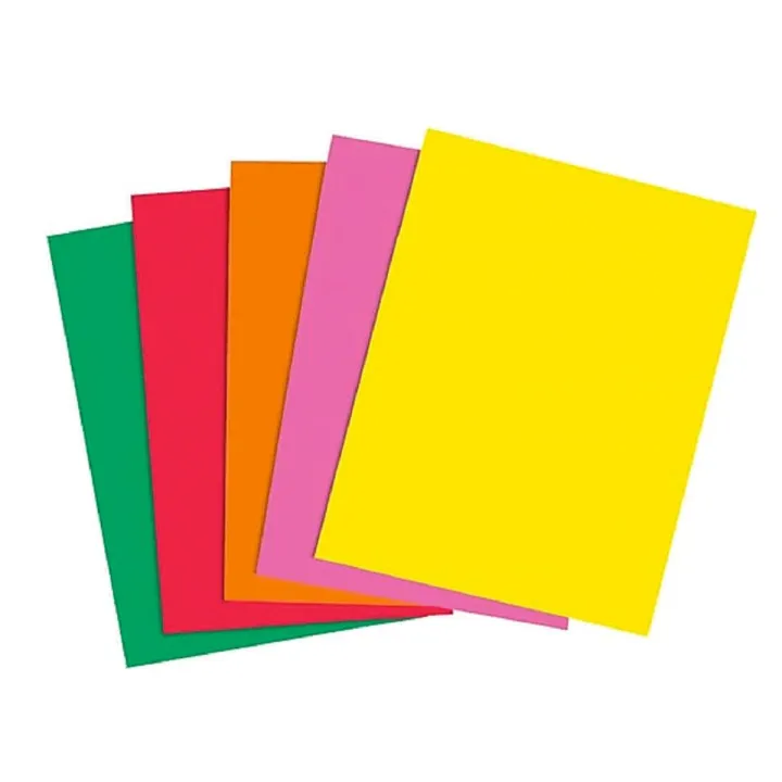 Pack of Multi-Colour Paper A4 80gram - 250 sheets | Daraz.pk