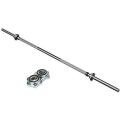 3ft 4ft 5ft 6ft Solid Iron Rod Body Building Dumbbell Rod Dumbel Weight Plates Bench Press Rod + Locks. 
