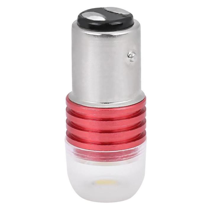 2pcs White 1157 2357 Strobe Flashing LED Projector Bulbs For Car ail Brake Lights DC 12V