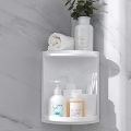 EMSA Plastic Corner Cabinet | 360° Rotate Mini Cabinet for Washroom, Kitchen, Bedroom | Easy Installation | Compact Storage Solution| plastic washroom cabinet. 