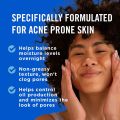 PanOxyl PM Balancing Repair Moisturizer with Niacinamide, Ceramides and Cica, Hydrating Face Moisturizer, Acne Prone Skin and Dry Skin, Non-Comedogenic Night Face Moisturizer, 3 oz. 