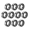 10PCS 6902-2RS Bicycle Hub Bearing 15X28X7 mm 6902 2RS Ball Bearings 6902RS for KOOZER XM490 Hub. 