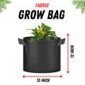 7 Gallon 13 * 12 inch  Grow Bags Heavy Duty for Plant/Vegetable/Herb/Fruit Breathable with Handles. 