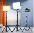 Premium 26cm Ring Light with Tripod Stand and Phone Holder, Pannel Light 7ft Tri-Pod, Adjustable 3 Modes, New - Photography & Studio Lighting Accessory. 