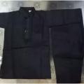 baba boys black kurta shalwar kameez. 