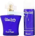 Blue lady perfume 2 in 1 perfume + body spray. 