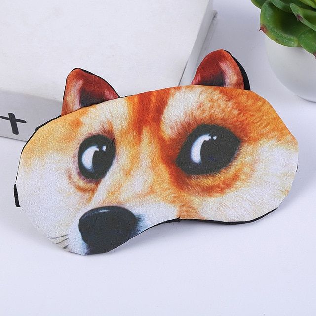 【Footprint】 New Anime Sleep Mask Cotton Sleeping Eye Mask Cute Kids Cartoon Eye Cover Blindfolds Travel Home Eyes Relax Masks Eyepatch