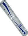 12  Inch Plastic Ruler Scale Art # 421 (1 Pcs). 
