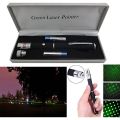 High Beam Laser 5MW Green Laser Pointer Pen with Star head MILITARY High Power Pen 532nm Focus Visible Green Laser light Powerful Beam Light. 