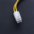 4 Pin for PC CPU Power Lead Connector Wire 4 Pin Male To 4Pin Female Cord Connector Male to Female Extension Adapter Extention Power Cable PSU Extension Cable Power Supply Extension Cable. 