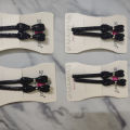 Fancy Stylish Hair Clips for Girls and Women - Random Multi Color- Art# SS-Bow Design-FWAH-0005. 