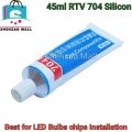 45ml 704 RTV Silicone Rubber Insulated Sealing Glue Silicone Thermal Conductive Glue for LED COB Chips. 