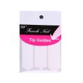 10 Sheets White French Manicure Strip Nail Art Form Fringe Tip Guides Sticker DIY Line Tips Decoration Tool. 