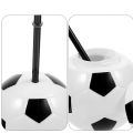 10cm Football Shaped Cups with Straws and Lids Reusable Plastic Soccer Cups Bulk Baby Shower Kids Birthday Theme Party Supplies. 