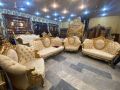 "Luxurious Chinioti Wood Handcrafted Sofa Sets - 7 & 5 Seater". 