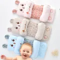 Soft Memory Foam Baby Pillow – Adjustable Head Shaping Cushion  Flat Head Prevention, Anti-Roll, Neck & Spine Support  Newborn Sleeping Positioner for Crib, Cot, Bed, Bassinet, Stroller & Car Seat – Breathable & Portable, Baby Safety Pillow. 