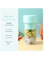 340ML Wireless Juicer Cup Portable Juice Blender Mini Ice Crusher Home Outdoor Office Fruit Milkshake Vegetable Juice Maker. 