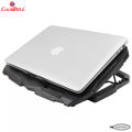 Coolbell CB18 Cooling Pad For 14-17 Inch Laptops Gaming Notebook with 2 large Fans and 2 small Fans USB Powered Adjustable Mounts Stand with LED RGB Lights. 