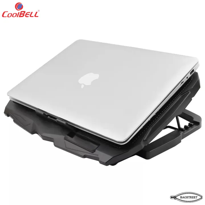 Coolbell%20CB18%20Cooling%20Pad%20For%2014-17%20Inch%20Laptops%20Gaming%20Notebook%20with%202%20large%20Fans%20and%202%20small%20Fans%20USB%20Powered%20Adjustable%20Mounts%20Stand%20with%20LED%20RGB%20Lights%20-%20Image%205