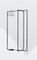Wardrobe Closet, Portable Clothing Rack for Hanging Clothes, Free Standing Closet Organizers and Storage System with 4 Tiers Shelves for Cloakroom Bedroom, Black. 