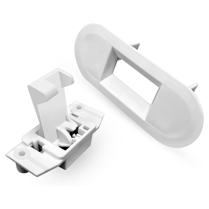 WH02X24399 Washer Lid Lock Strike and WH01X24381 Washer Lid Lock Bezel Compatible for / Top Washer Lid Lock Durable