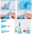 Cakeware 13 Pieces Cake Decorating Tools Frosting Food Grade Silicone Icing Piping Bag with Stainless Steel Nozzles of different Design Reusable and Washable. 