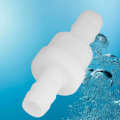 2PCS 10mm Plastic Check Valve Non-Return One Way for Gas liquid. 