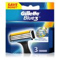 Gillette Blue 3 System Shaving Razor Carts 3s. 