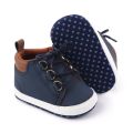 Fashion Brand Newborn Baby Boy Crib Shoes Soft Sole Boots Infant Anti-slip Sneaker Solid Trainer for 1 Year Old 0-18 Months Gift. 