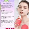 3 in 1 Face Stone Jade Roller Massager with Gua Sha Stone And Ice Roller Set Facial Roller 100% Natural Stone Jade Roller For Skin Eye Neck Body Ice Cube. 