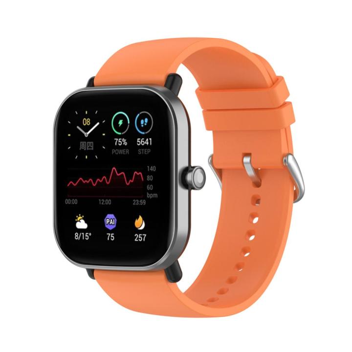 20Mm Watchband For Amazfit Bip S Belt Silicone Wristband Bracelet For Xiaomi Huami Amazfit Gts/Bip Lite/Bip 1S/Bip 2/Gtr 42Mm
