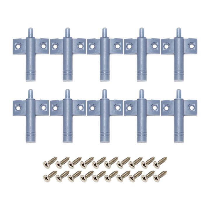 10x Soft Quiet Close Kitchen Cabinet Door Drawer Closer Damper Buffers+Screws Grey