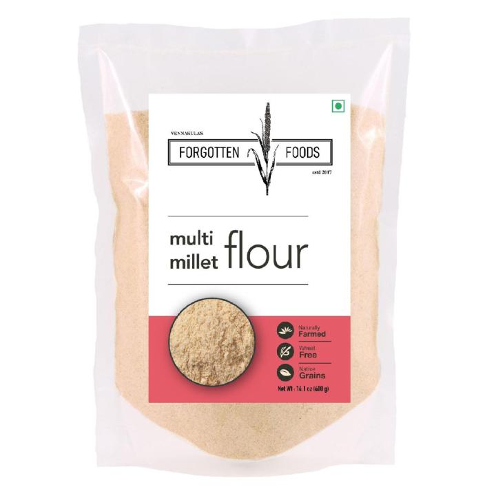 Multi Millet Flour - 7 Grain Multigrain Atta for Roti/Chapatti - 400g