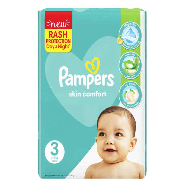 Alfatah Mall - PAMPERS MEGA PACK MIDI NO3 5-9 KG 56PCS-AFP-000361672