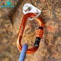 Green Home Safety Buckle Heavy Duty O-type Rappelling Climbing Carabiner. 