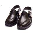 Handy Kraft - Norozi Kheri AKA Nawabi Kheri - Hand Crafted Black Shine Quetta Norozi Chappal With Double Sole - Hand Made Footwear Pure Leather - Norozi kheri for men. 