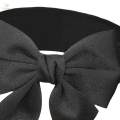 Big Bow Knot Waist Belt Skirts Decorative Waistband Women Elastic Waist Belt Black. 