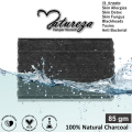 Natureza Organic Activated charcoal Soap Herbal for deep cleansing Sensitive skin 85 g. 