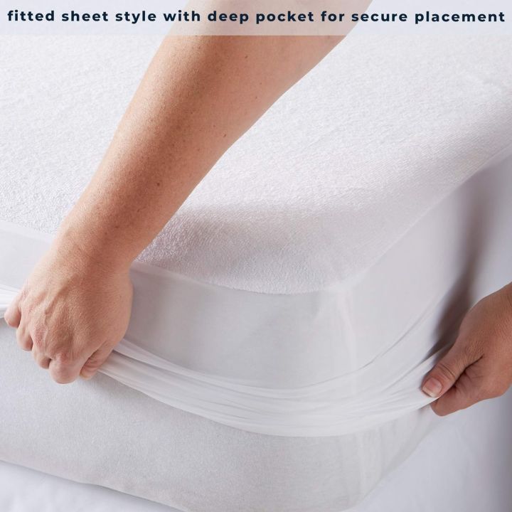 Waterproof%20Mattress%20Cover%20King%20Sized%20Mattress%20Protector%20Anti%20Slip%20Double%20Bed%20Fitted%20Bed%20Sheet%20-%20Image%205