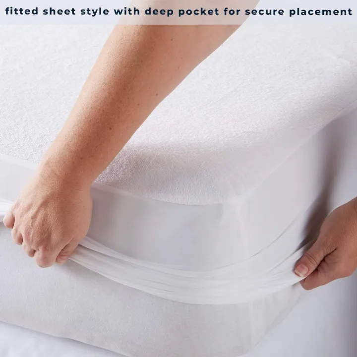 Waterproof%20Mattress%20Cover%20King%20Sized%20Mattress%20Protector%20Anti%20Slip%20Double%20Bed%20Fitted%20Bed%20Sheet%20-%20Image%205