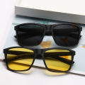 Sandmdm YAMEIZE Night Vision Glasses Polarized Sunglasses Driver Goggles Anti-glare Driving Glasses Protective Gears Car Accessries Gafa. 