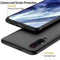 Vivo S1 MATTE BLACK FLEXIBLE TPU CASE SLIM COVER - SHOCKPROOF. 