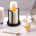 Disposable Cup Storage Holder Rack Shelf Water Tea Cups Plastic Dispenser Mug Display Stand Organizer Supplies Home Organization. 