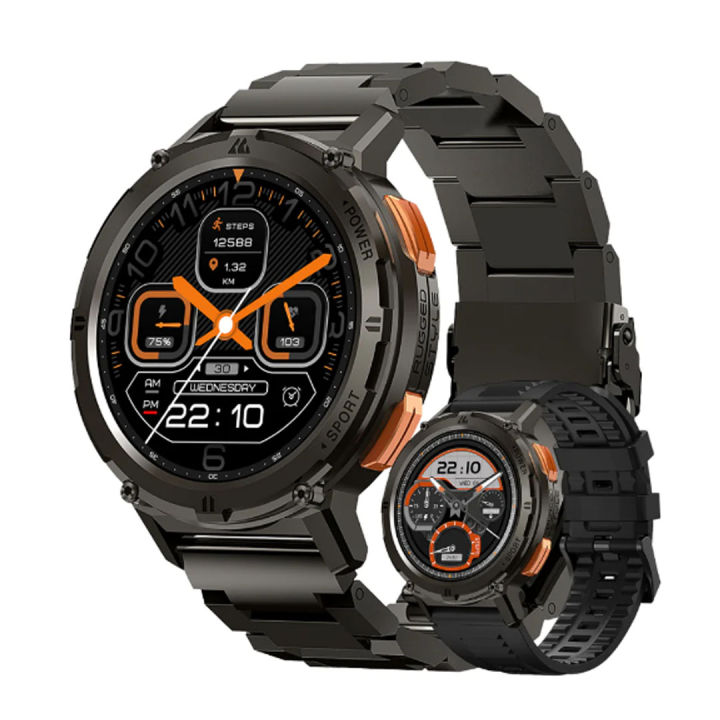 KOSPET TANK T2 Smartwatch 5ATM & IP69K Waterproof 1.43" AMOLED Display HIFI Bluetooth Calls (Special Edition)