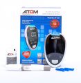 Atom Blood Glucose Sugar Test Meter Kit Glucometer Diabates with free accessories. 