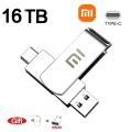 【COD+Original+Ready stock】Xiaomi U Disk 16TB USB 3.0 High Speed Pen Drive 8TB 4TB Transfer Metal Memory Card SSD Pendrive Flash Drive Memoria USB Stick. 