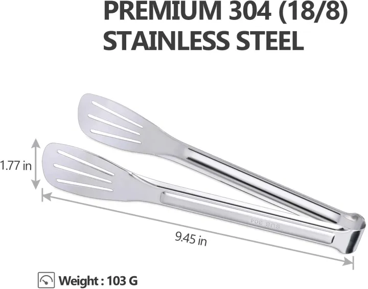 Tongs,%20Stainless%20Steel%20Food%20Serving%20Tongs,%209.45%20Inches%20Serving%20Utensils%20Perfect%20for%20Frying%20Cooking%20Grilling%20BBQ%20Salad%20Buffet%20Steak%20Toast%20Bread%20Pastry%20Sandwich%20(Silver)%20-%20Image%203